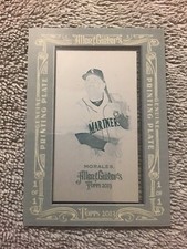 2013 Allen & Ginter’s KENDRYS MORALES Cyan Printing Plate # 1/1  Mariners