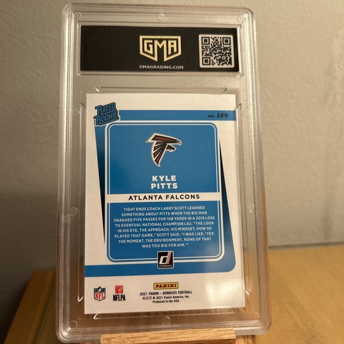 2021 Panini Donruss - Rated Rookie #260 Kyle Pitts (RC) - 第 2/2 張圖片