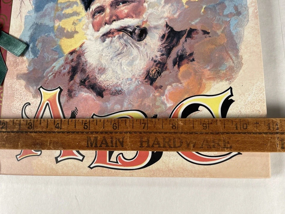 Christmas ABC Akmon 1999 Blushing Rose Publishing New Stickers Illustrated Book Foto 3 de 4