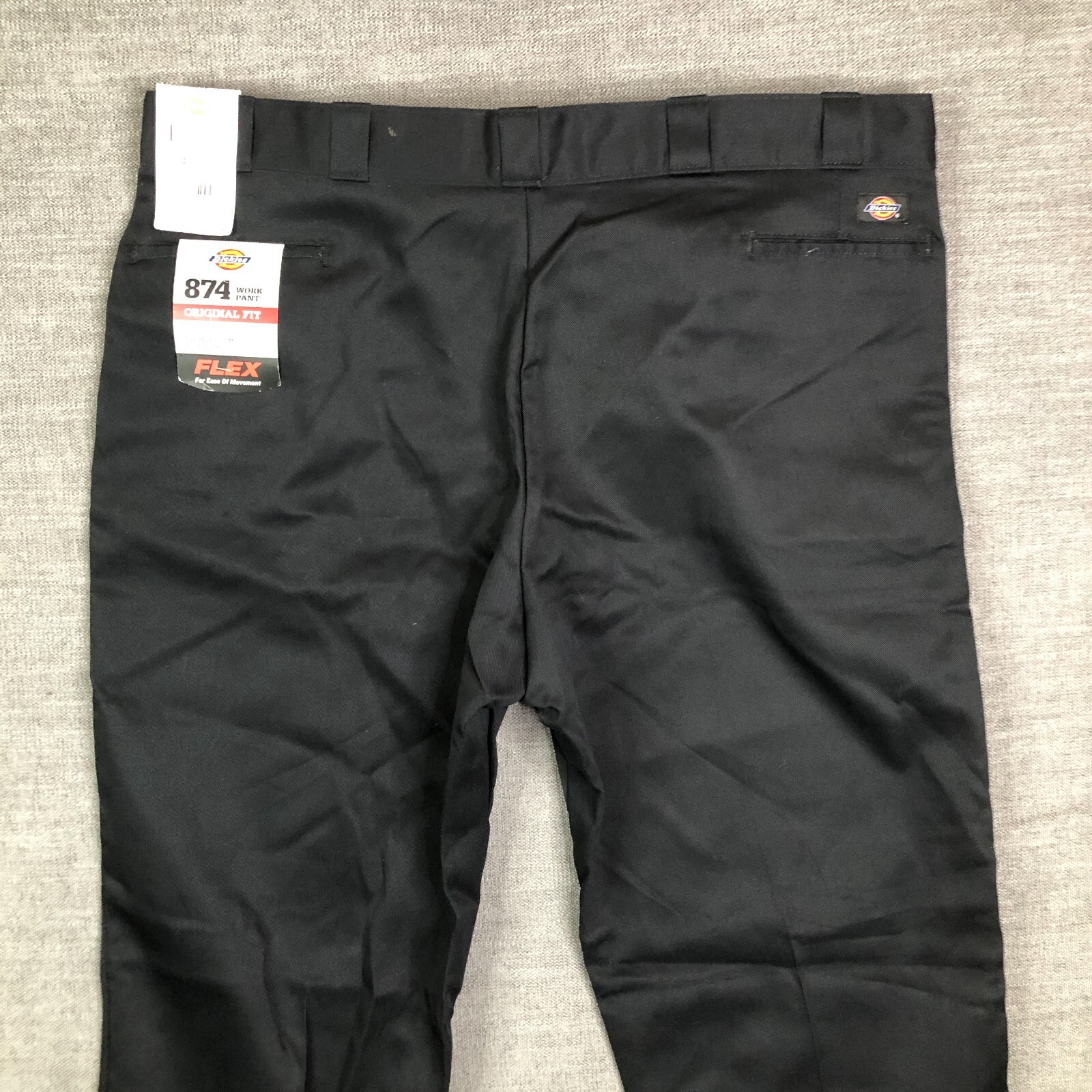 New! Dickies Pants Mens 48x30 Black 874 Flex Work Original Fit Measures