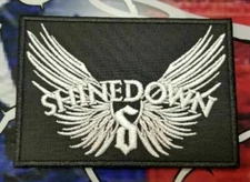 EMBROIDERED SHINEDOWN WINGS ROCK BAND PATCH (Please Read Ad)