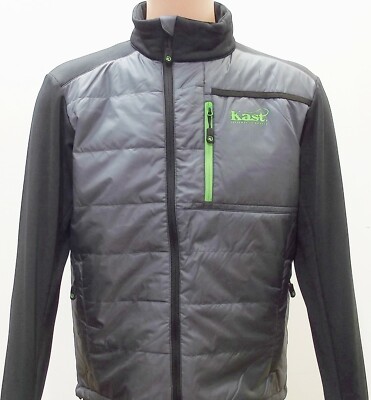 Kast Extreme Fishing Gear Velocity Fishing Jacket Color Grey Size Small NWT OP