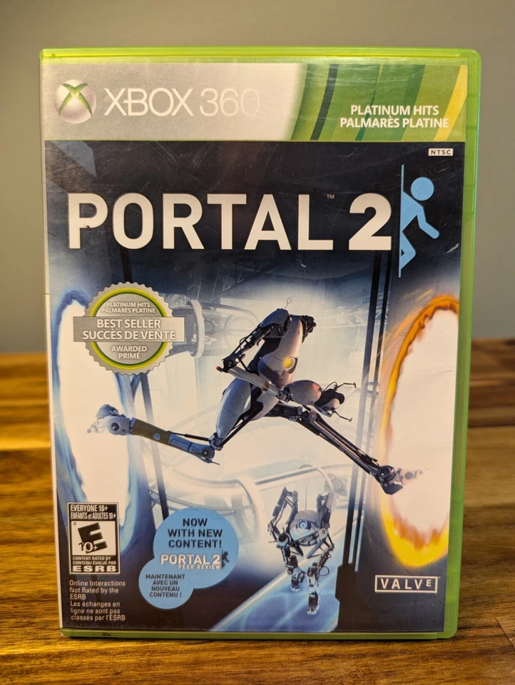 Portal 2 (Microsoft Xbox 360, 2011) Complete W/Manual, CIB - Tested - Image 2 of 4