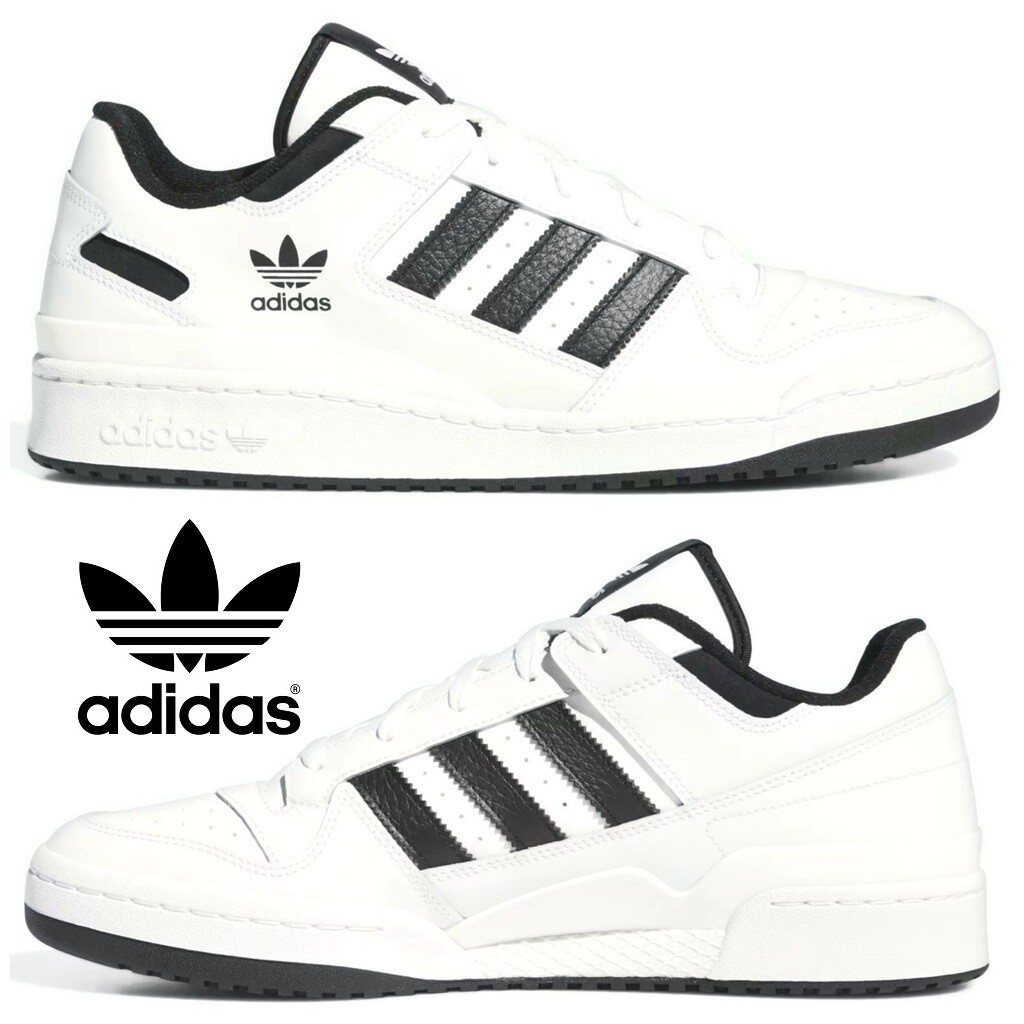 Adidas Originals Forum Low CL Men&apos;s Shoes &vert; Comfort&comma; Sport Casual Sneakers Black