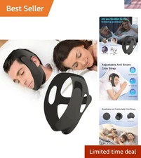 Universal Anti-Snoring Chin Strap - Adjustable Fit for Quality Sleep Relief