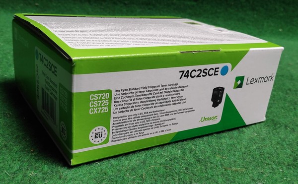 Lexmark Original Toner 74C2SC0 Cyan 7.000 Seiten FüR CS720 CS725 CX725-image