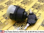 JCB PARTS - GENUINE JCB IGNITION SWITCH AND 2 KEYS (PART# 701/80184 701/45500)