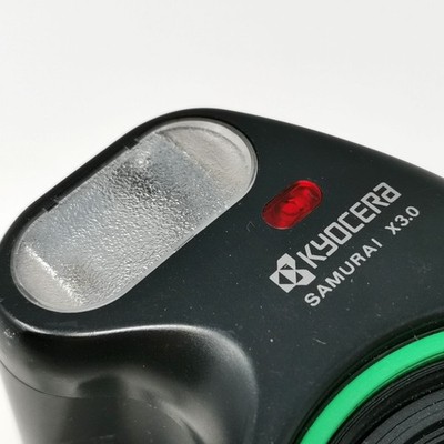 Kyocera Yashica SAMURAI x3.0 Black Green Half Frame Film Camera