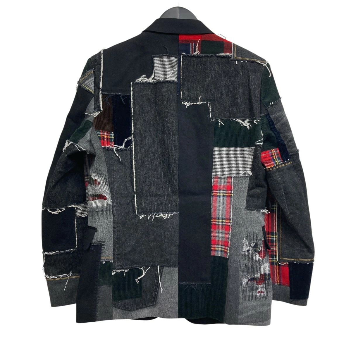 JUNYA WATANABE MAN Patchwork Tailored Jacket Blac… - image 2