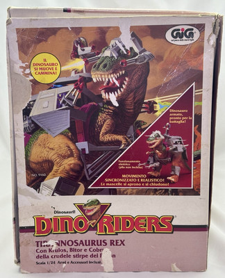 TYRANNOSAURUS REX DINO RIDERS KRULOS BITOR COBUS T REX ITALIAN BOX