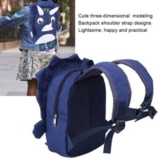 (Blu Navy)Borsa Scuola Neonato Zaino Anti Perdita Comoda Multifunzione Studio