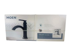 Moen Ellicott 84632BL Bathroom Faucet Single Handle Matte Black - NEW