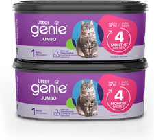 Cat Litter Refill Bags Jumbo 2 Pack Odor Control Long Lasting Supply