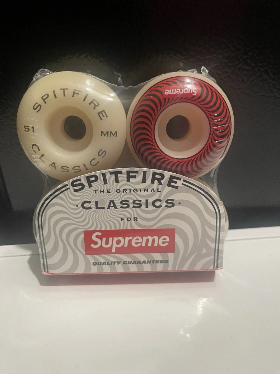 スケートボード Supreme Spitfire Classics 51mm Supreme Spitfire Classic Wheels (Set Of 4) Red 51mm – BASEMENT_HK