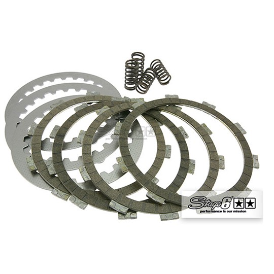 Kupplungsscheibe 50 Mit Stage6 Racing Carbon FüR Minarelli 50 AM6-MBK 50 X-Powe-image