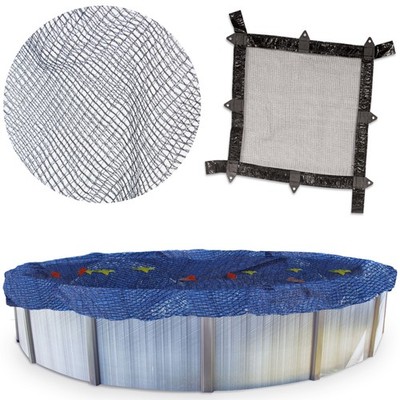 Swimline Hydrotools Leaf Net Winter Pool Cover for 15x30 Ft Above Ground Pools