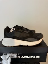 Under Armour Men’s UA Forged 96 Golf Shoes Size UK 9 Black/Grey Brand New
