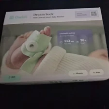 Owlet Dream Sock ( Mint ) Smart Baby Monitor Used 1 Night. 