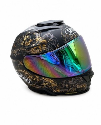 SHOEI GT-Air 2 M Full Face Helmet Black Gold w/SENA SRL2 & Mirror Shield Japan