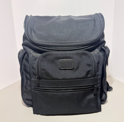 Tumi Alpha Laptop Backpack Black 2641D3 Ballistic Nylon