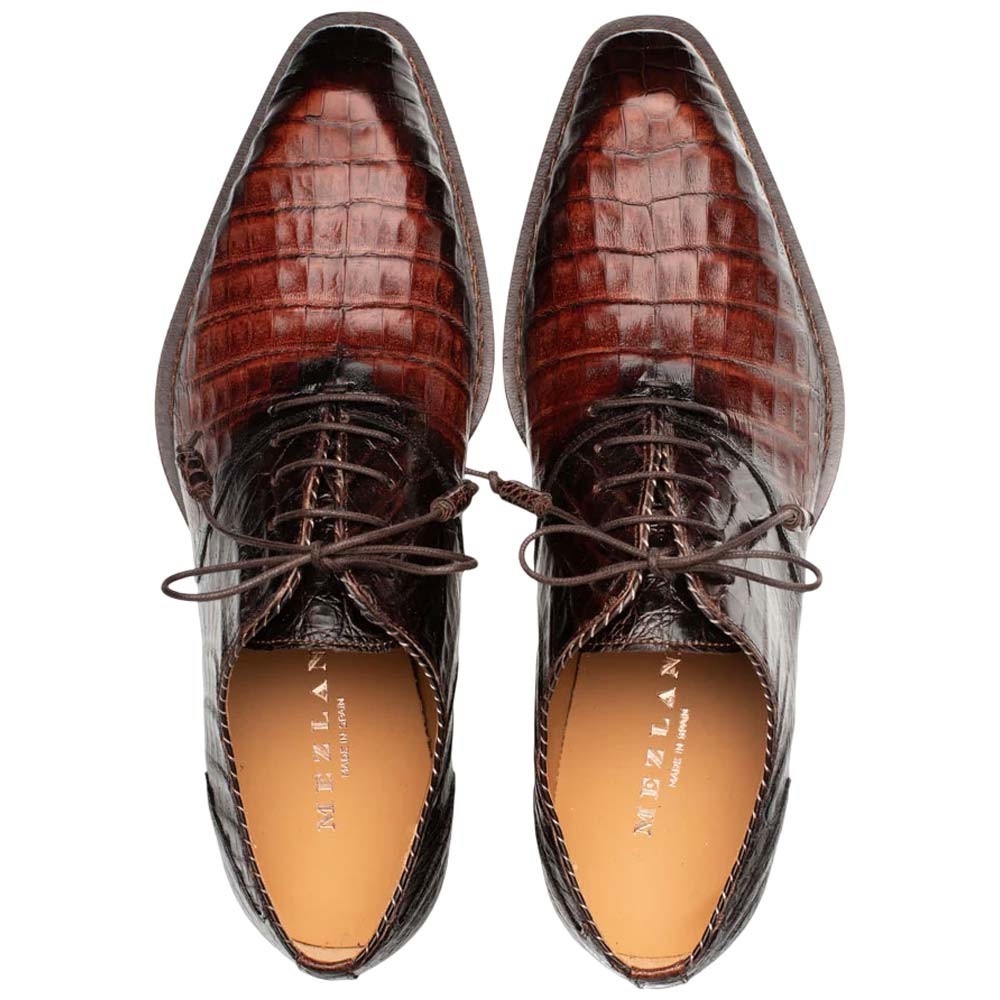 Mezlan of Spain Westside Two-Tone Genuine Crocodile Skin  display picture 1