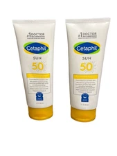 2 Cetaphil Sheer Mineral Sunscreen, SPF 50, 3 fl oz Exp 2025/08 Sensitive Skin