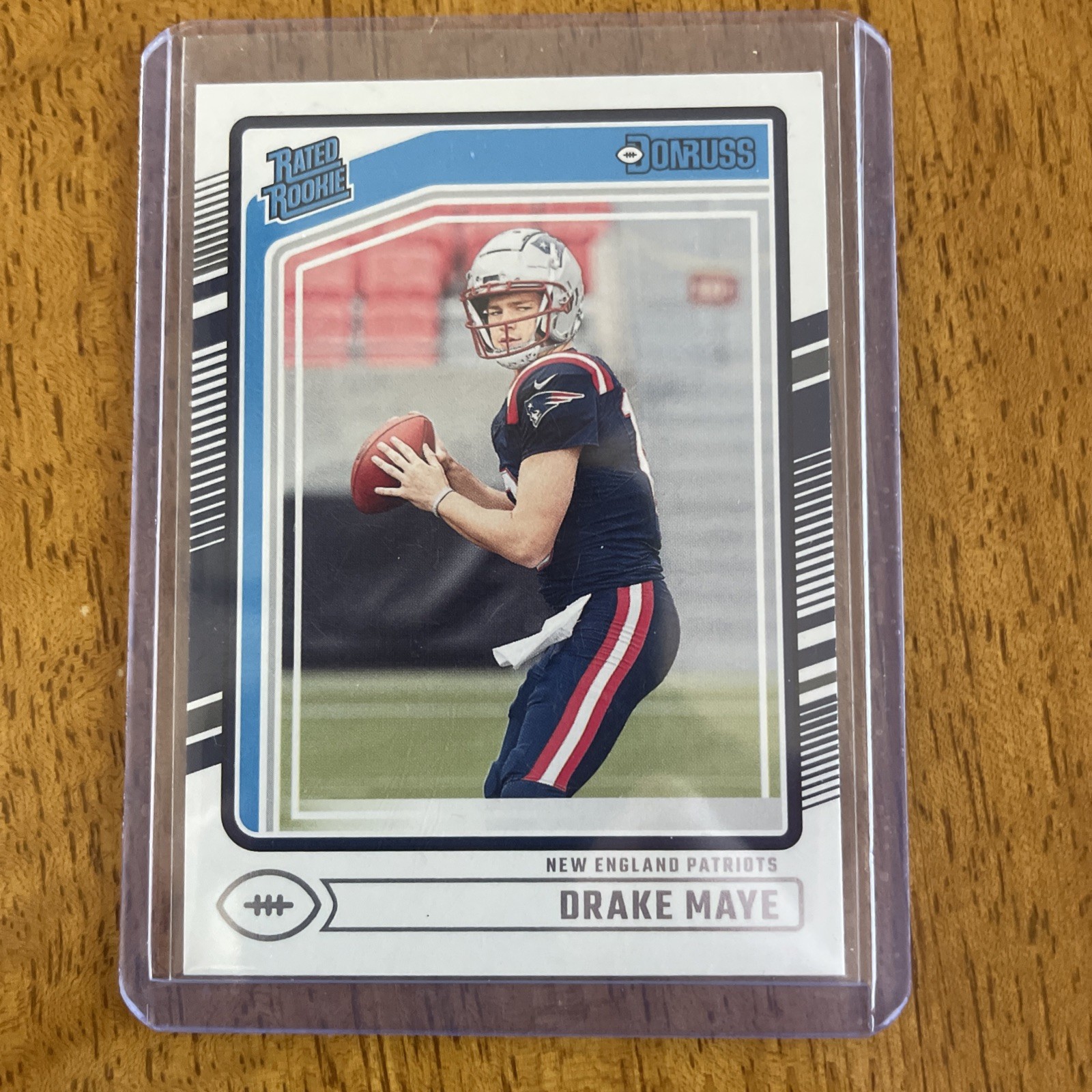 2024 Panini Donruss Drake Maye #379 RC Rated Rookie Patriots