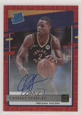2020-21 Donruss Rated Rookies Choice Red Signatures /99 Cassius Stanley Auto 0c6
