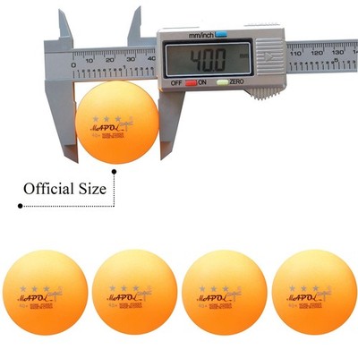 Set de 50pcs 40mm Balle de Tennis de Table Numéro 51 - 100 - Orange