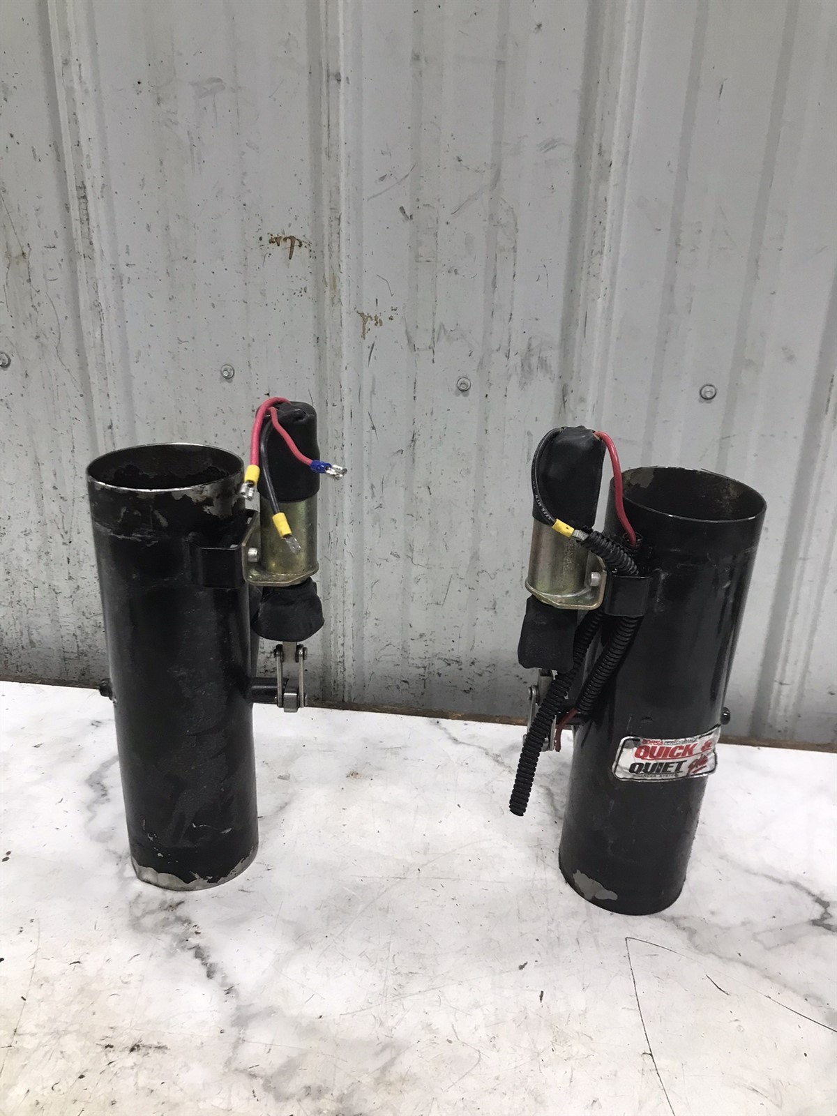 Baja 24 Boat Corsa Performance Quick & Quiet Plus exhaust diverter valves 4 in