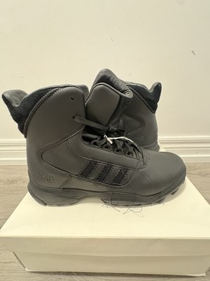Adidas × Y-3 Yohji Yamamoto GSG9 'Triple Black' (IF7805) Leather Boots Sz 11.5