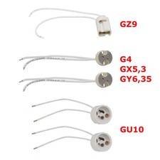 Lampen Fassung G4 GX5,3 GY6,35 GZ9 GU10 GZ10 ...
