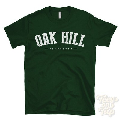 OAK HILL PENOBSCOT T-SHIRT Hancock Maine USA Retro Uni-Stil Heimatstadt Geschenk