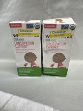 2 Wellements Organic Constipation Support for Baby 6 Months Exp 02/14/2026