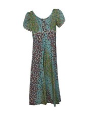 Vintage Alfred Shaheen Stores Waikiki Hawaii Floral Tropical Dress Women's