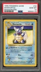 Pokemon Wartortle Base Set Shadowless #42 PSA 10 Gem Mint