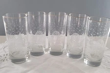 5  16 Oz Holiday Winter Themed Tumbler Pines Pattern by Lynn's China