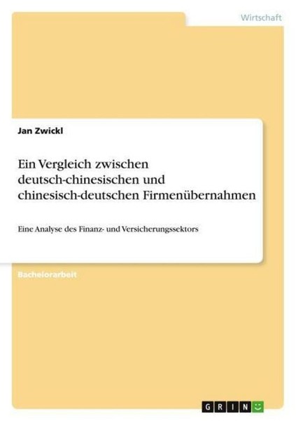 Ein Vergleich Zwischen Deutsch-Chinesischen Und Chinesisch-Deutschen FirmenüBern-image