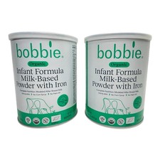 Bobbie Organic Infant Formula Milk-Based Powder 2-Pack Expires 08/30/2026