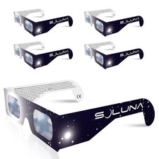 Solar Eclipse Glasses AAS Approved 2024 - Made in the USA CE and ISO Certifie...