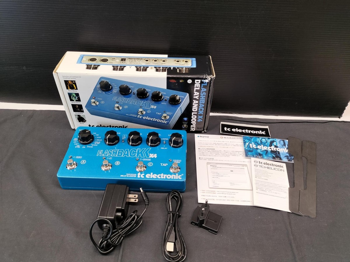 TC ELECTRONIC FLASHBACK X4 Delay Pedal | eBay
