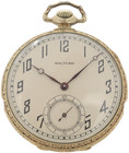 Antique 12s 1924 Waltham Engraved 17 Jewel Pocket Watch 1225 25 Year Gf Usa