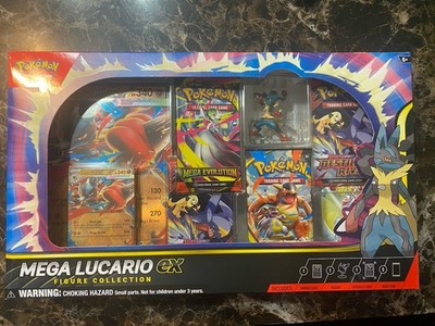 Pokemon TCG Mega Lucario ex Figure Collection Box Sealed New