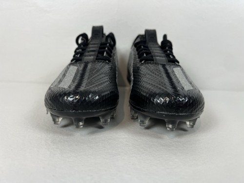 Adidas Adizero Spark Youth Size 2 Football Cleats Black Grey New - Picture 2 of 8