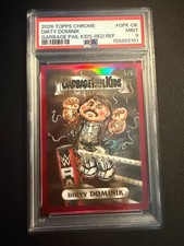 2026 Topps Chrome WWE Dominik Mysterio GPK Red Refractor /5 PSA 9 SSP #5/5