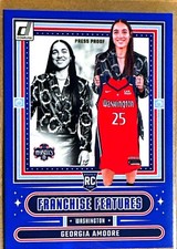 2025 Donruss WNBA #20 Georgia Amoore Franchise Features Press Proof Blue