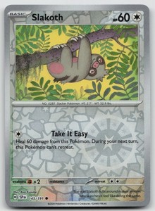 Slakoth 145/191 Reverse Holo Surging Sparks