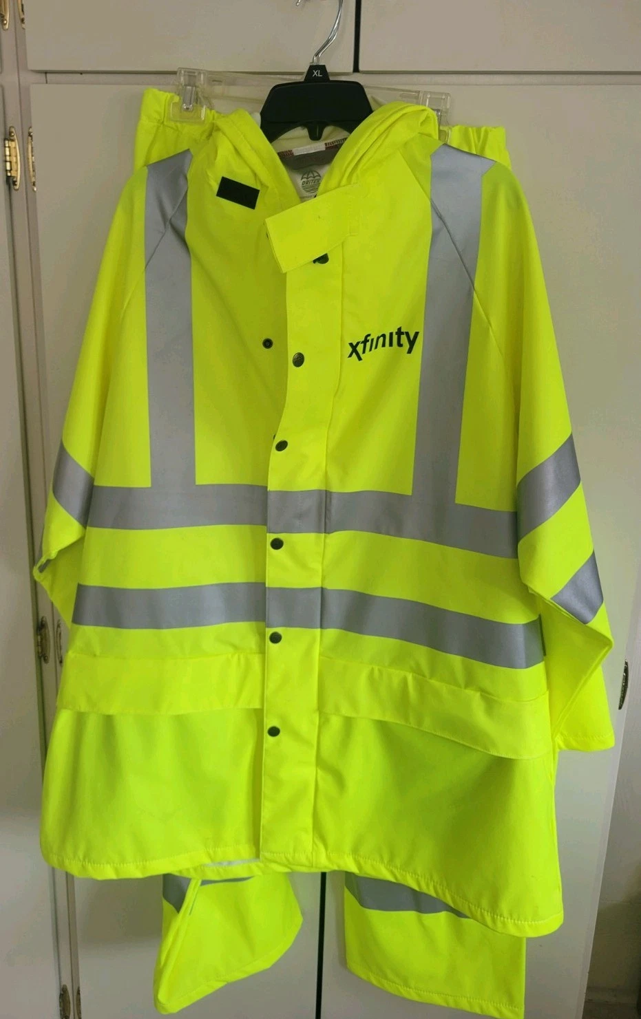 Dritex Safety Rain Jacket and Pants Men's XL Reflective Set