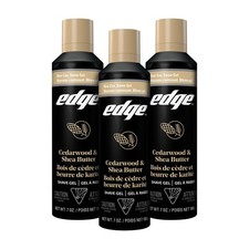 Edge Shave Gel for Men, Cedarwood Shea 7 Ounce Pack of 3 , gel