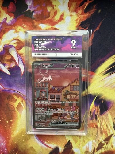 Mew EX #053 151 Ultra Premium Collection Ace 9 Graded Slab